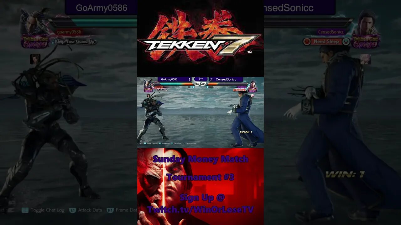 Tekken 7 PSN Sunday Money Match Tournament #3 Winners Finals Match 4 #shorts #tekken7