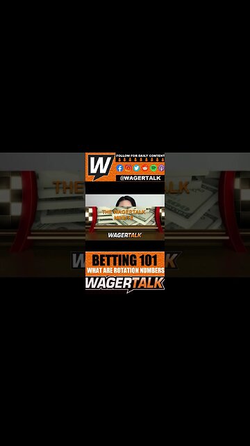 What are Rotation Numbers When Betting Sports? ⏱️ WagerTalk Minute #shorts