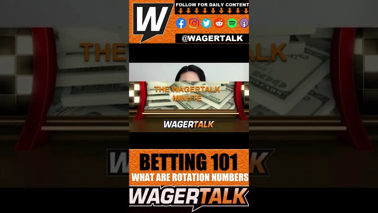 What are Rotation Numbers When Betting Sports? ⏱️ WagerTalk Minute #shorts