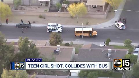 Teen girl in critical condition after being shot in Phoenix