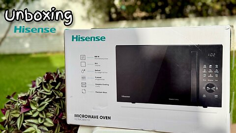 Hisense 23L Microwave Oven Unboxing