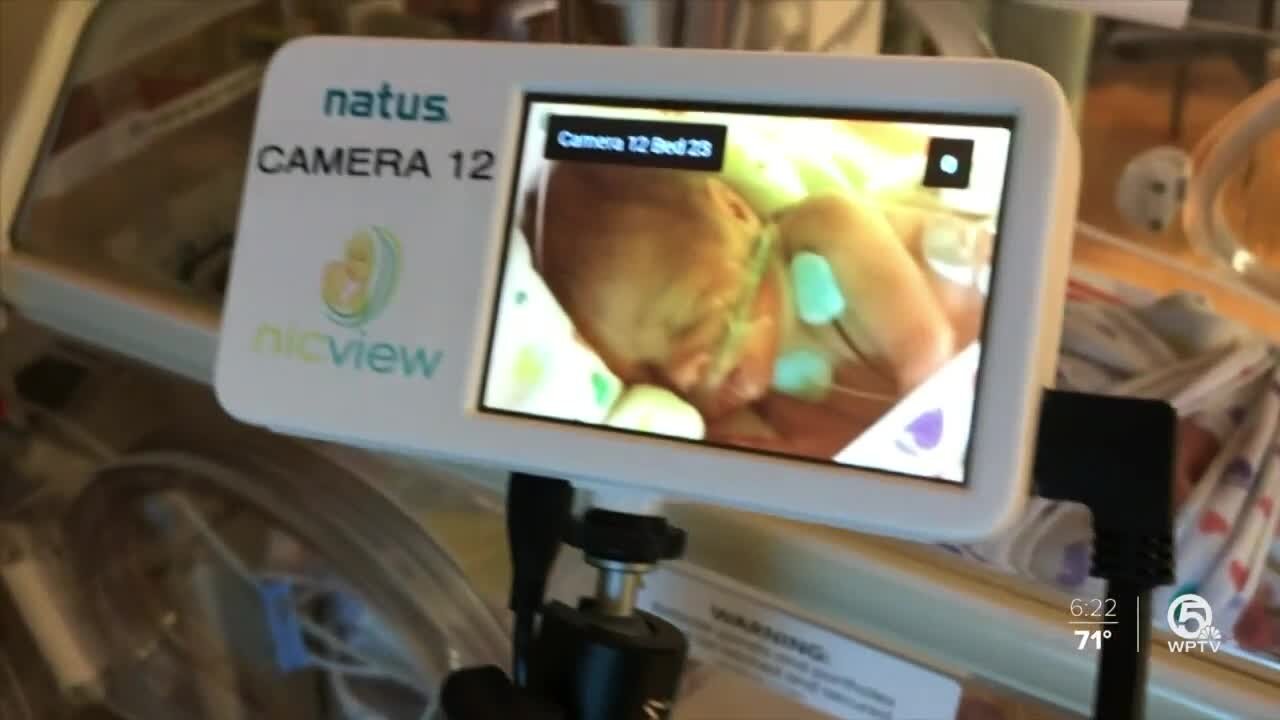 NICU cameras help new parents connect during pandemic at West Boca Medical Center