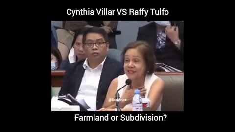 Senator Raffy Tulfo vs Cynthia Villar!