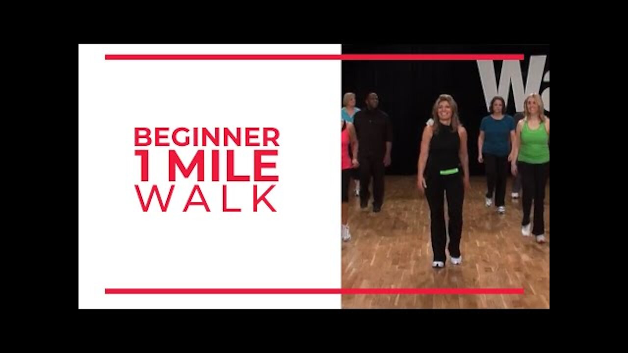 1.0 Mile Happy Walk | Walk at Home | Walking Workout