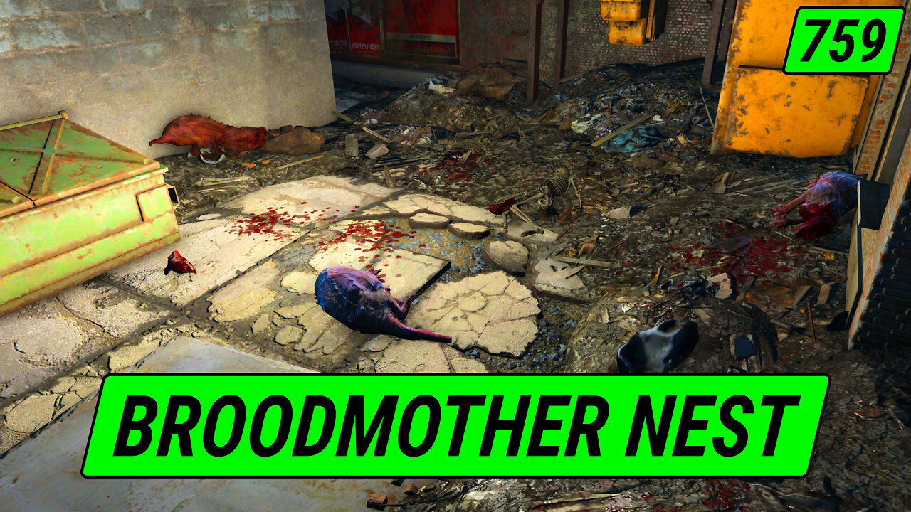 A Vicious Molerat Broodmother | Fallout 4 Unmarked | Ep. 759