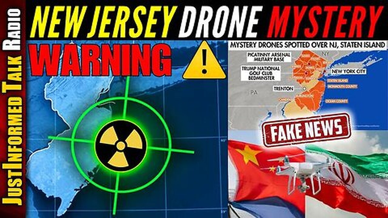 Military Using Drones To Identify NUCLEAR THREAT In New Jersey.