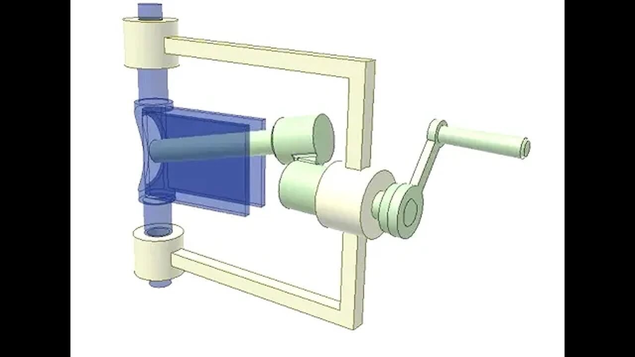 3321 Oblique Crank Rocker mechanism 1