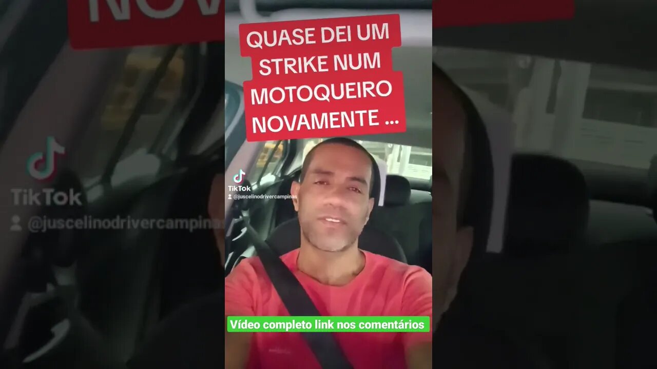 QUASE DEI UM STRIKE NUM MOTOQUEIRO NOVAMENTE