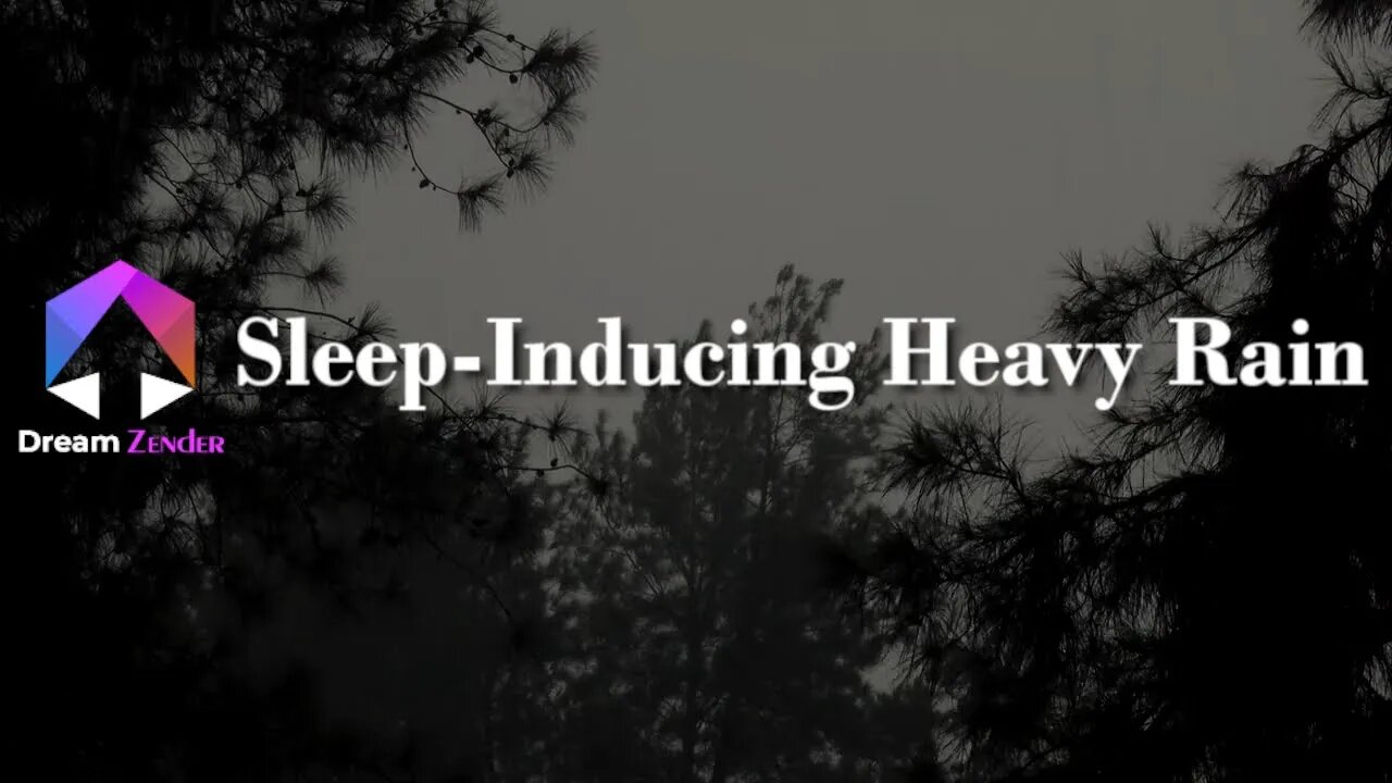 8 Hours of Sleep-Inducing Heavy Rain | White Noise