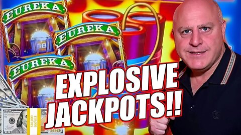 These Jackpots are DYNAMOITE 💥 MEGA Eureka Blast Jackpot Boom!