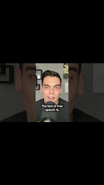 The true test of free speech 👏
