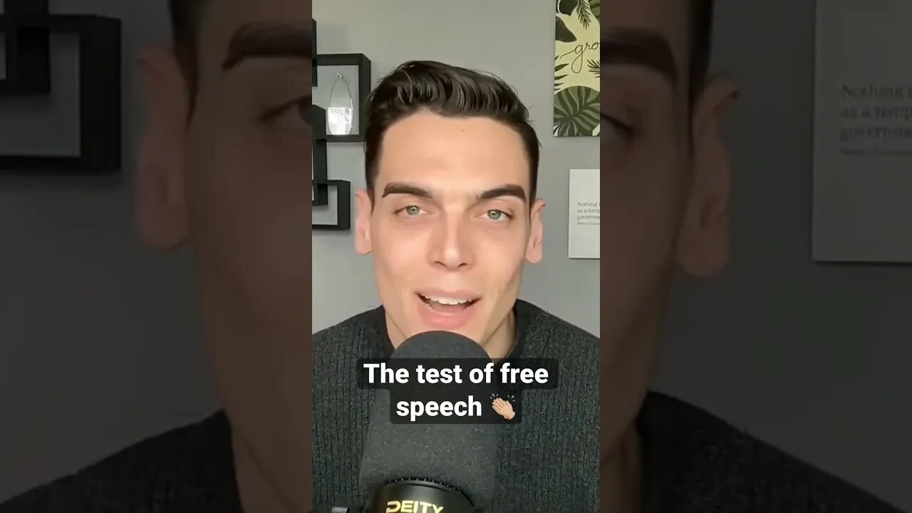 The true test of free speech 👏