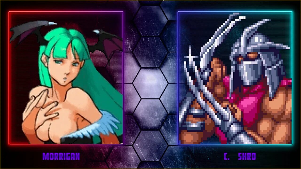 Mugen: Morrigan vs Shredder