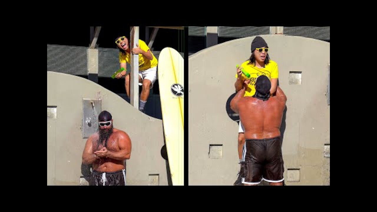 Shampoo Prank in Venice Beach!