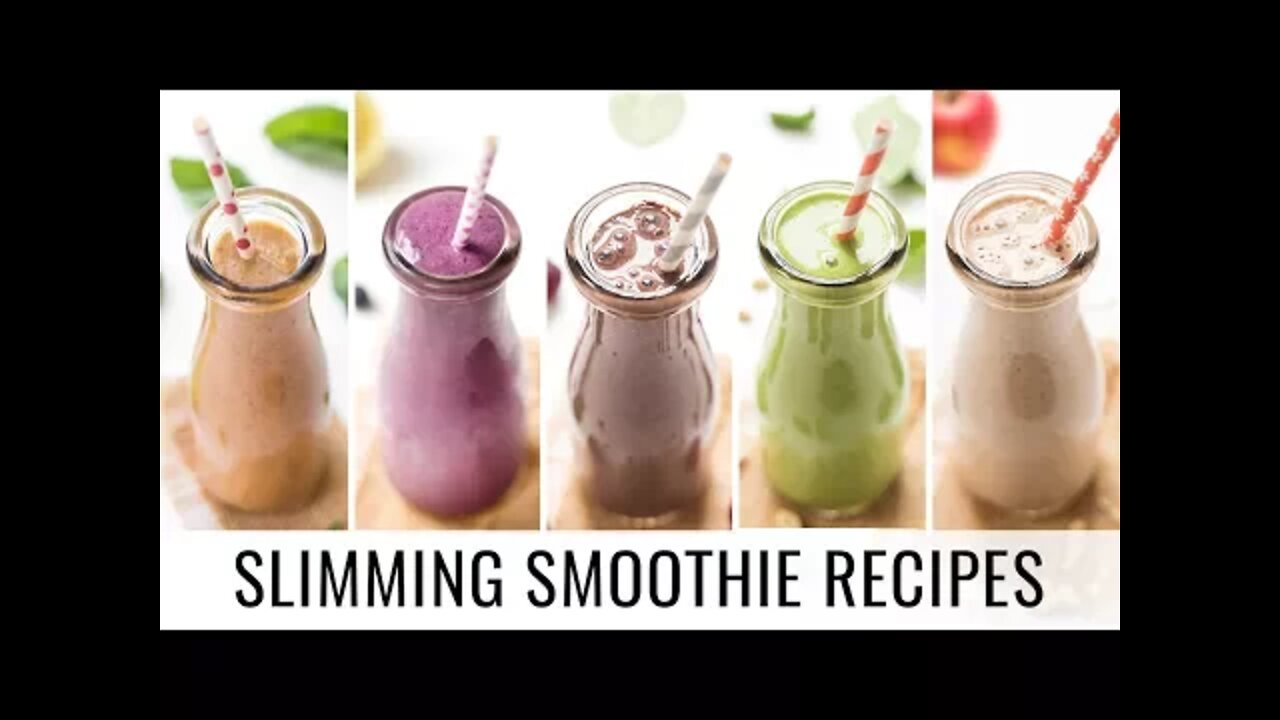 HEALTHY SMOOTHIE RECIPES | 5 smoothies for weight loss