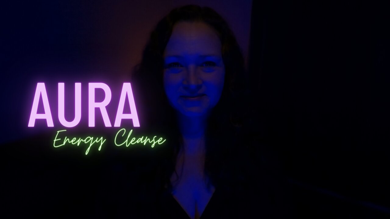 ASMR Energy Cleanse Aura Glow | Relaxation Meditation | Attune Alignment Reiki Qigong Blue Light Orb