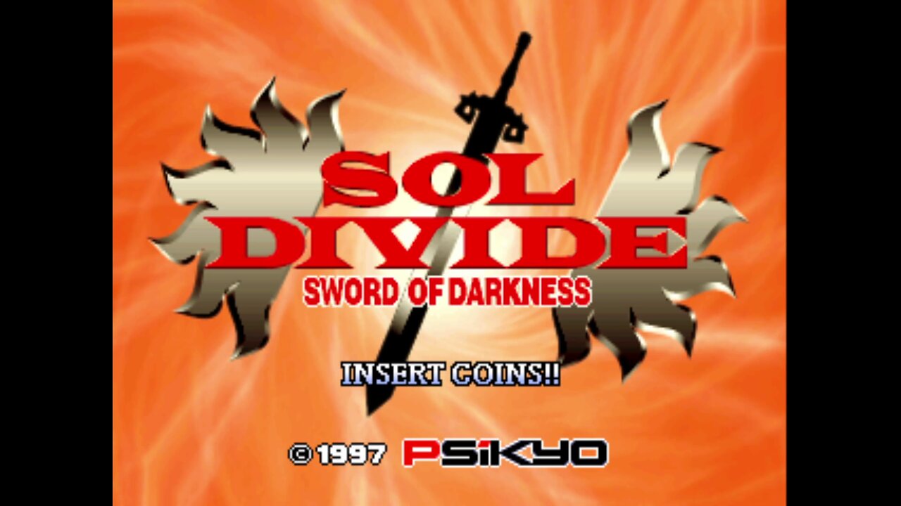 Sol Divide The Sword of Darkness Arcade Game, Psikyo 1997, playthrough