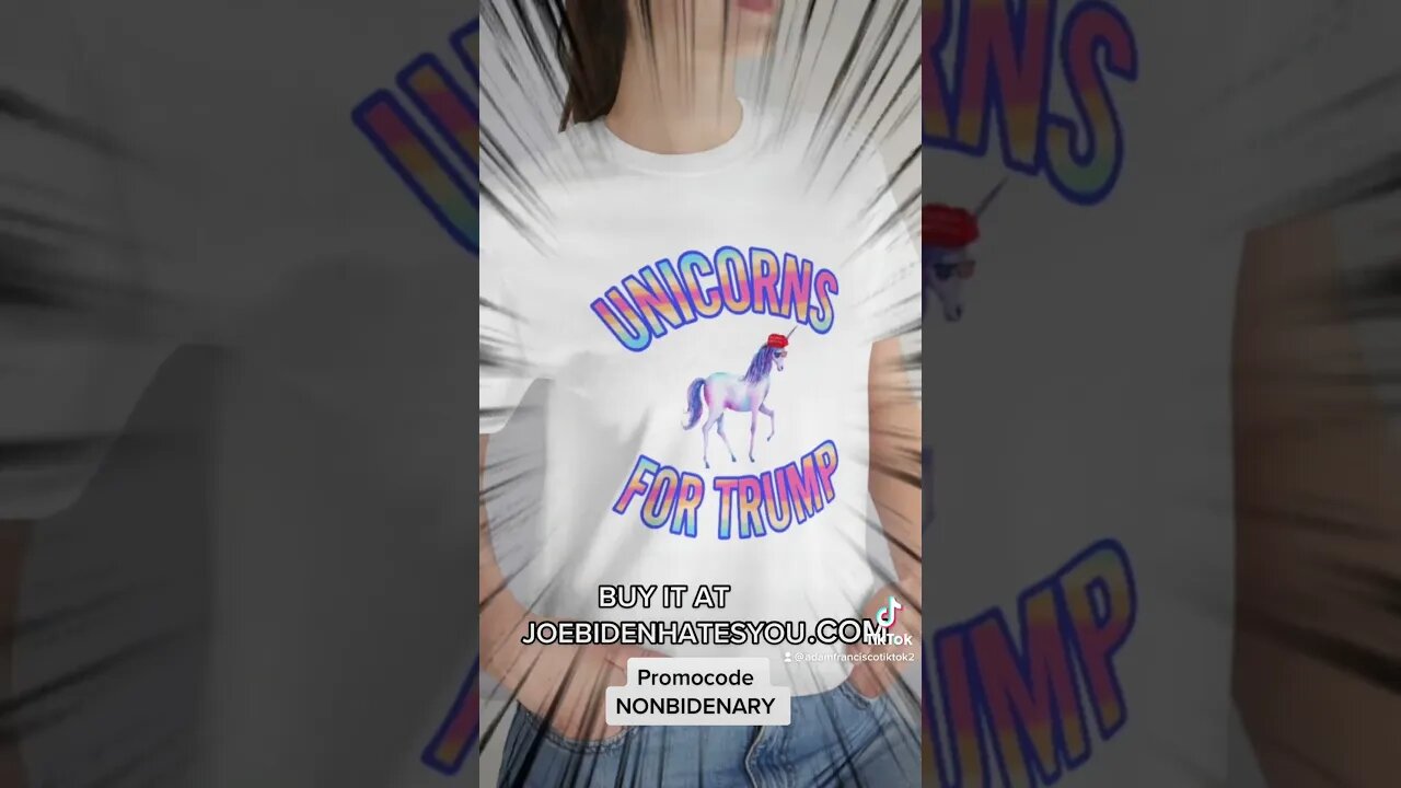 New merch available (Unicorns for Trump)