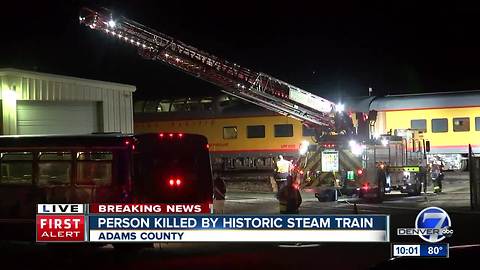 Steam Train strikes, kills pedestrian