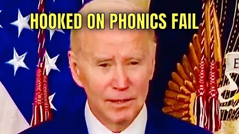 Not even HOOKED ON PHONICS could help him (Joe Biden was a PUBLIC SPEAKING DISASTER)