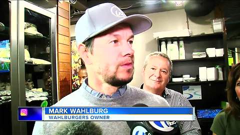 Mark Wahlberg makes a surprise visit to Detroit, urges Amazon to come here