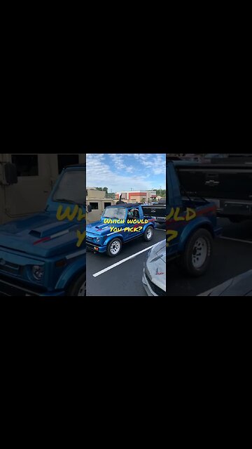 Suzuki Samurai vs HMMWV