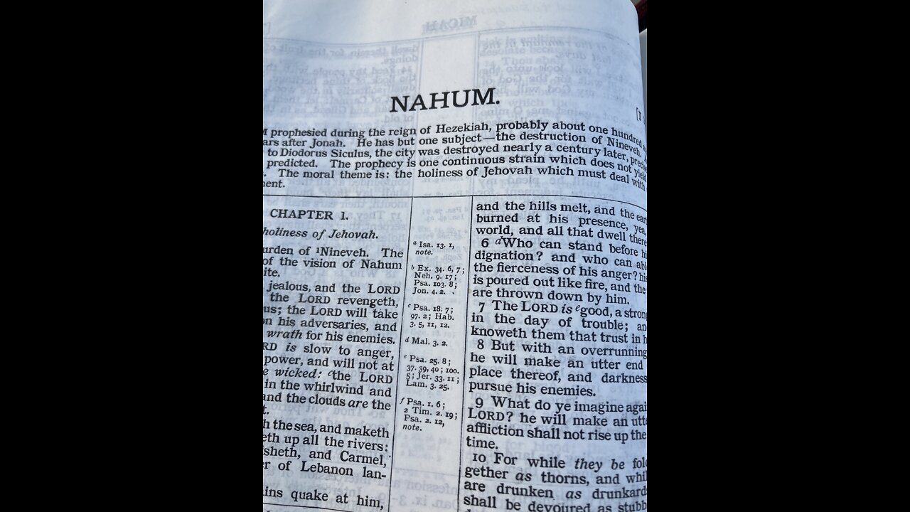 Nahum chapter 1