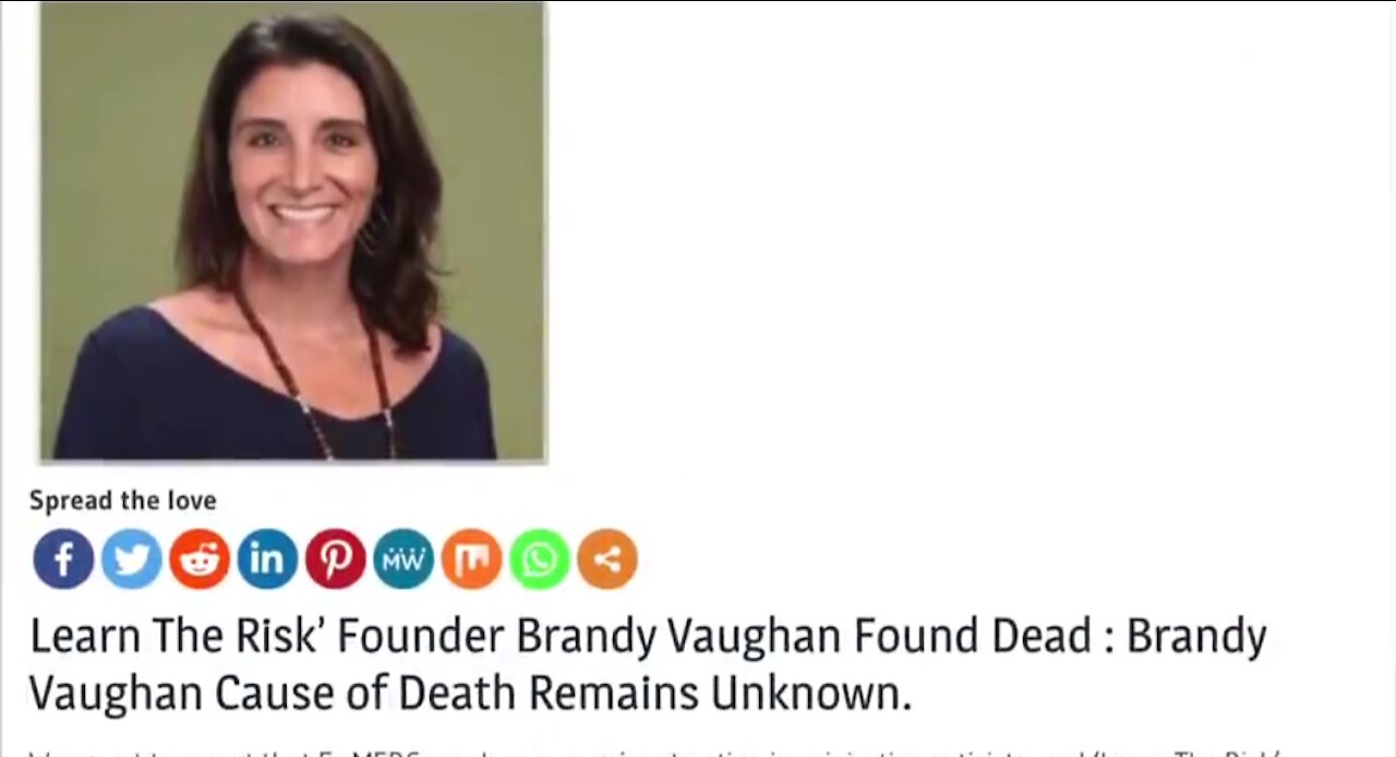 Vaccine Industry Whistleblower Intimidation before Assassination