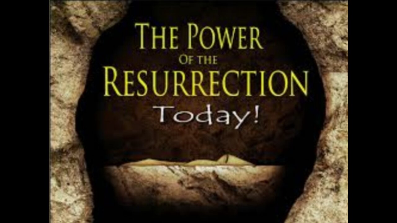 RESURRECTION POWER: Easter Sermon