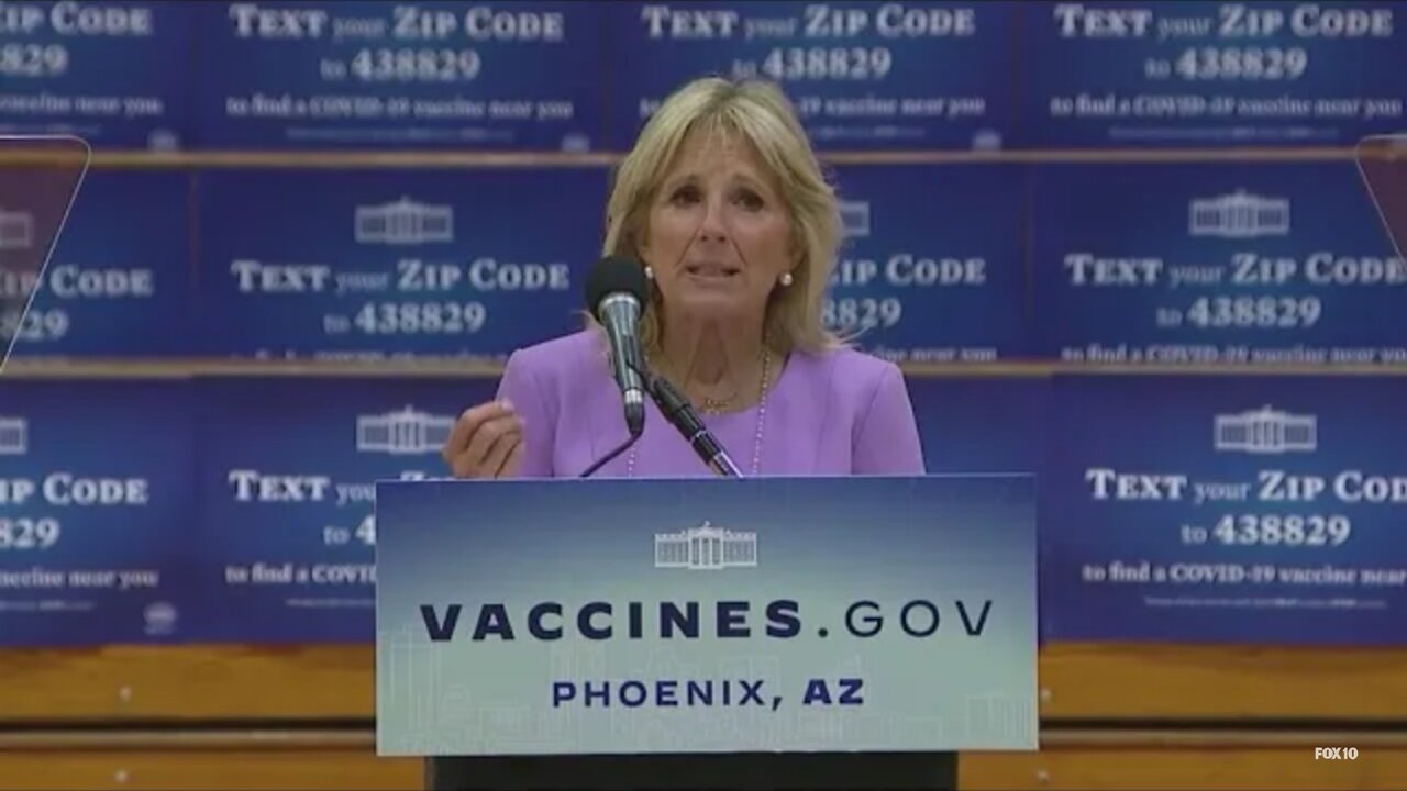 First lady Jill biden to visit pheonix tucson on march 7-8