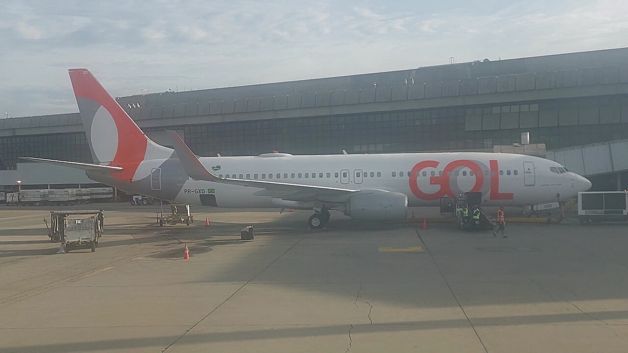 Landing in Guarulhos-Boeing 737 MAX 8 PS-GPL