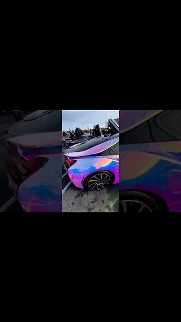 I8 CRAZY WRAP AT CAR SHOW #shorts