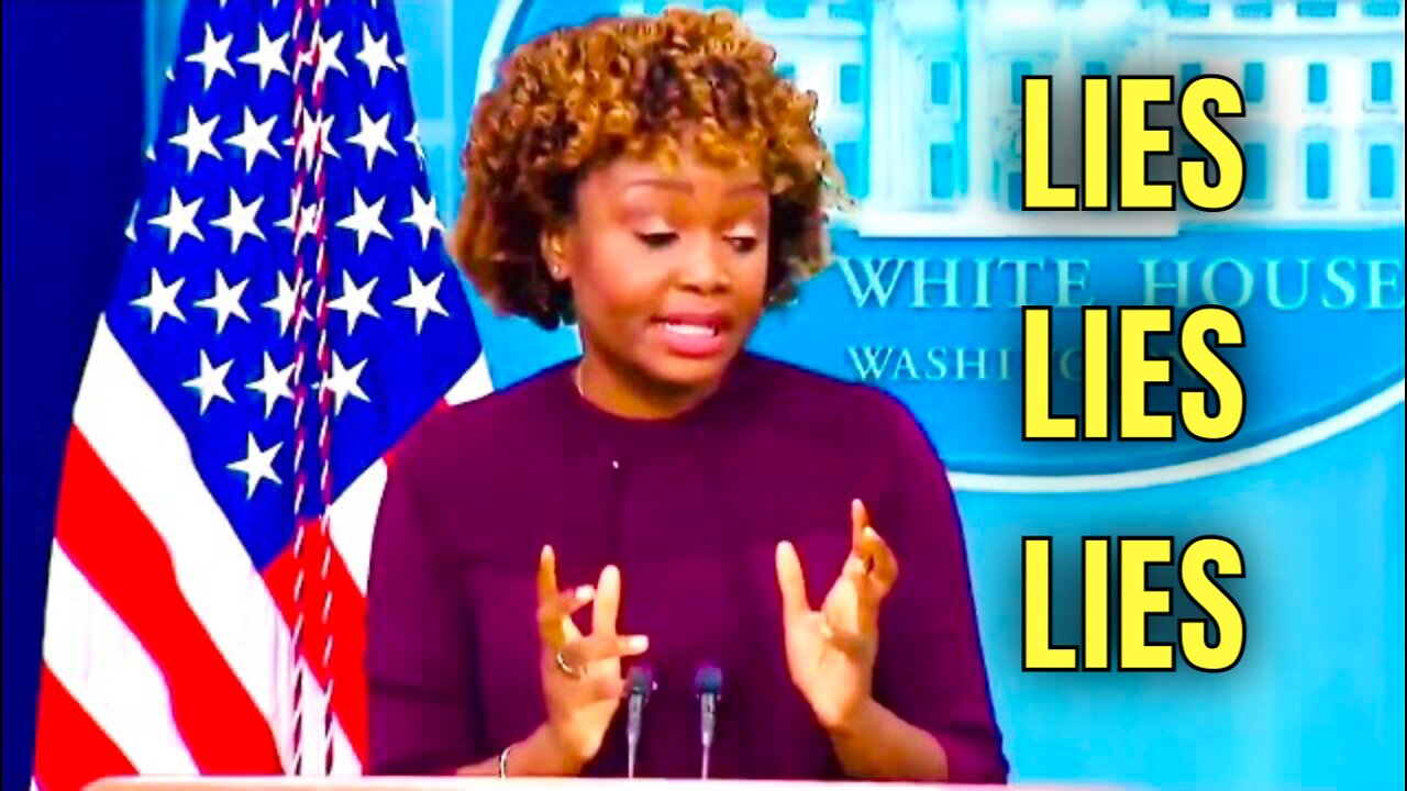 KARINE JEAN-PIERRE tries to Downplay Biden’s Unscripted Comment that "the Pandemic is Over”