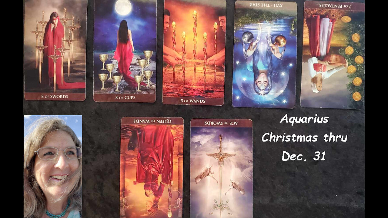 Aquarius Christmas thru December 31, 2023 ~ Mystic Amista Weekly Tarot