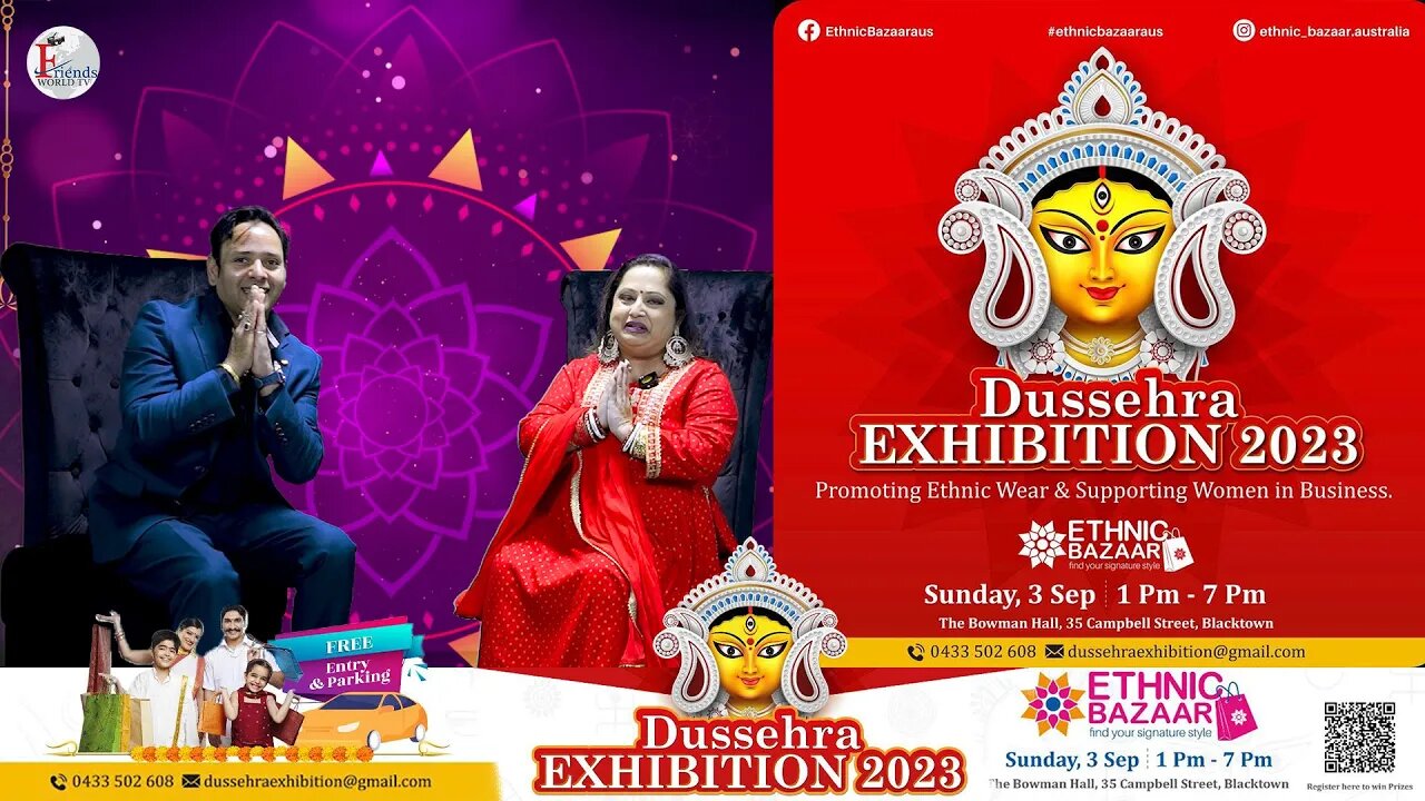 Dussehra Exhibition 2023 Australia | ethnic_bazaar.australia