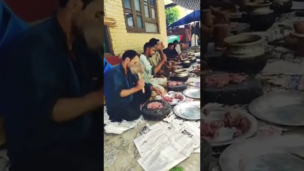 Meat Processing For Kebab #ytshorts #shorts #Food #Streetfood #UpFoodReview