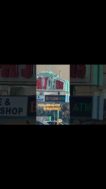 Trying a Bitcoin ATM for the First Time #bitcoin #crypto #shorts