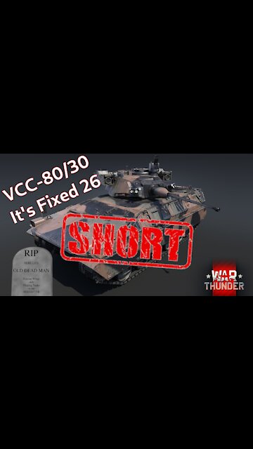 Its Fixed #26 and VCC-80/30 Summary [War Thunder Ground Breaking Devblog] #Shorts