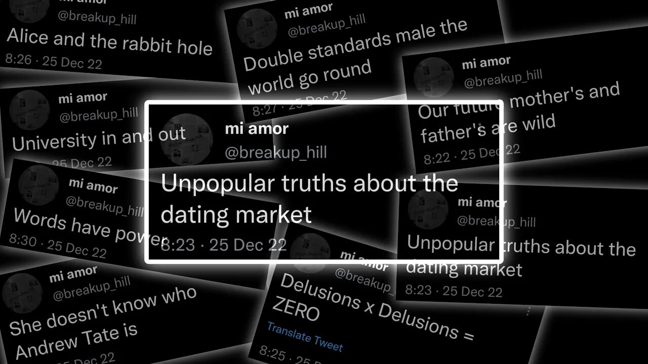 The grim, but needed reality of the dating market