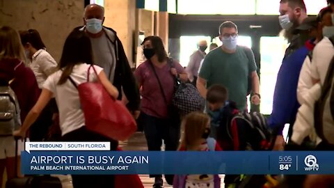 Air travel increasing across country, including PBIA