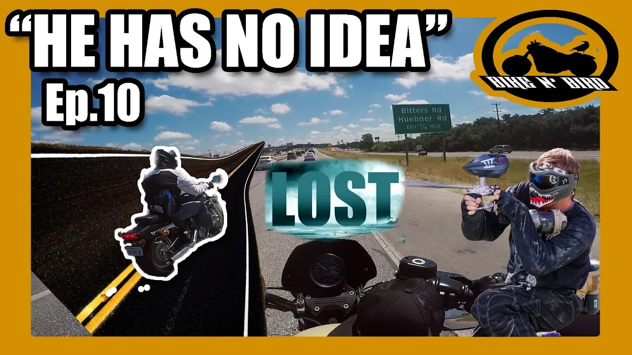 Highways, Paintball, and Getting Lost - Bike N' Bird Motovlog Ep.10