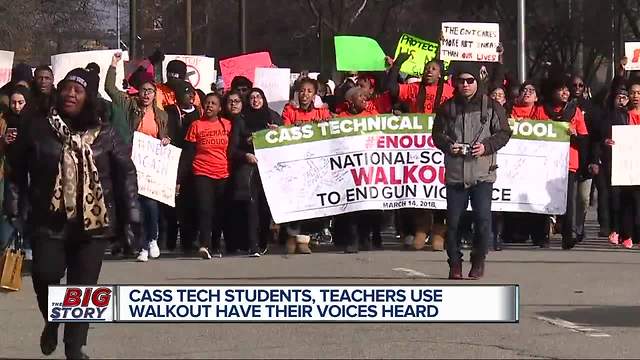 Full coverage: School walkouts happening in metro Detroit, across US