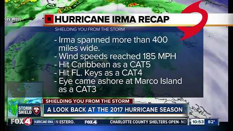 A look back at the 2017 hurricane season