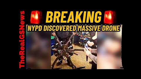 🚨 ALERT!! NYPD Discovers Massive Drone