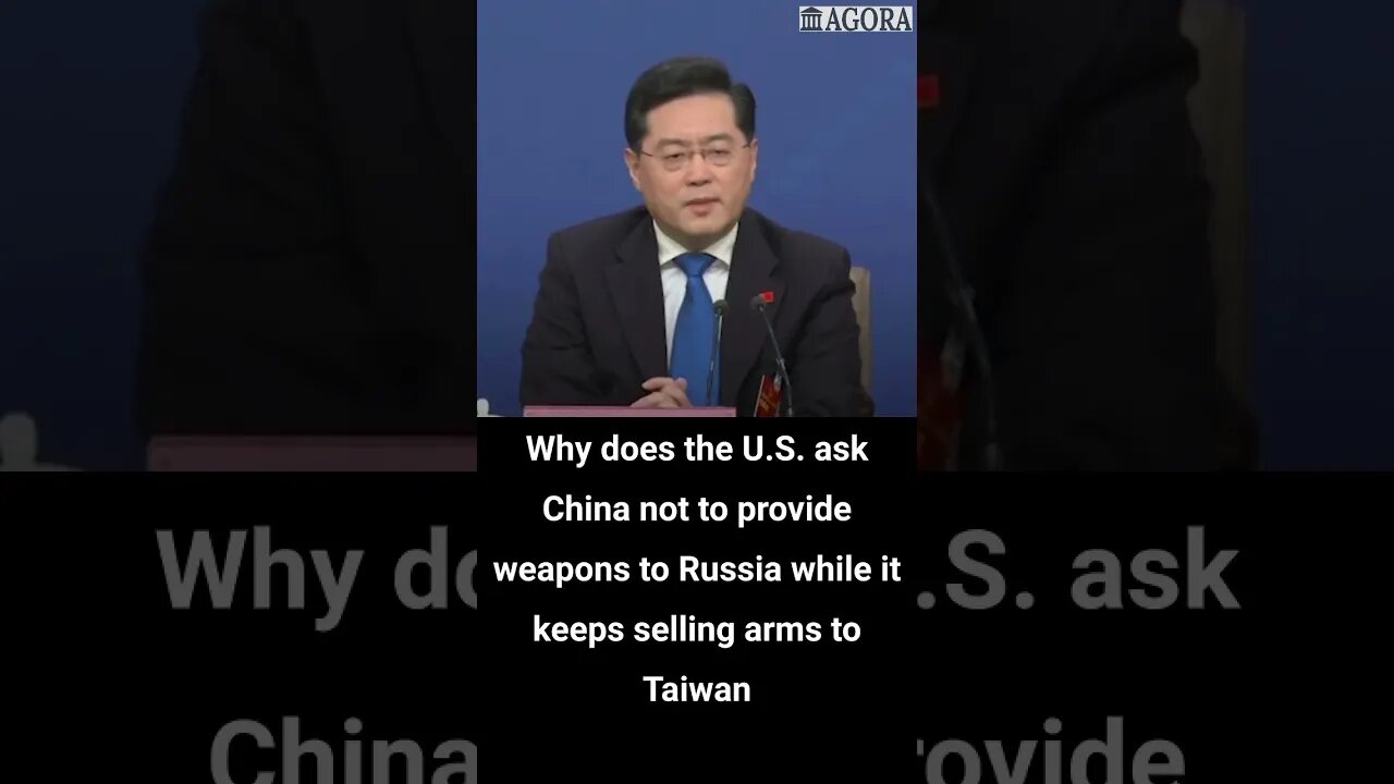 Why does the US ask China not to provide weapons to Russia while it keeps selling arms to Taiwan?