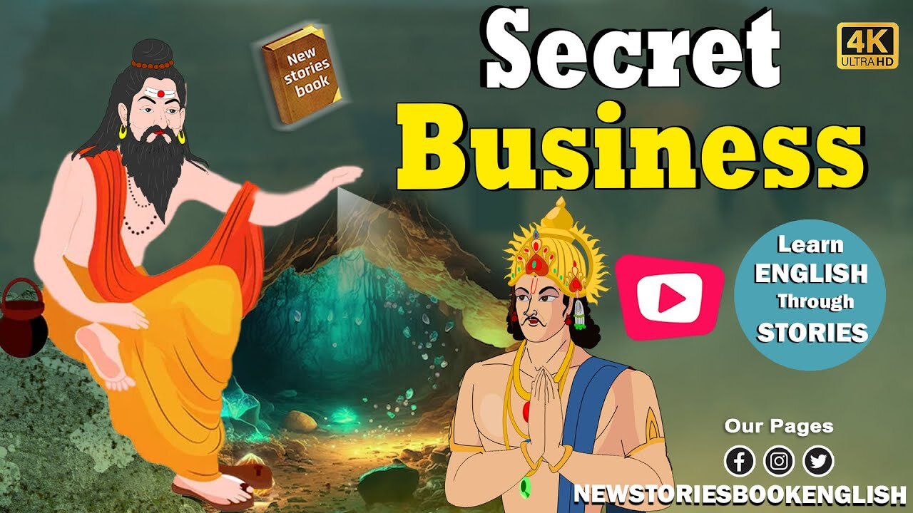 Secret Business English Moral Story - how to learn english through story - Stories in English