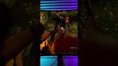 The Last of Us (PC) on a LG45GR95QE! See link for full video #gamingsetup #gaming #thelastofus