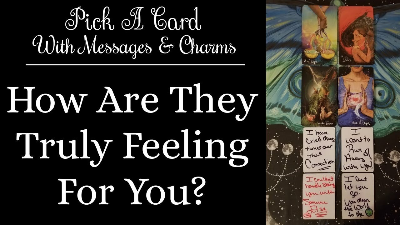 How Are They Truly Feeling For You Right Now? | Pick A Card | Charms • Messages • Tarot | Timeless