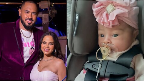 Natti Natasha y Raphy Pina celebran los 6 meses de Vida Isabelle en un avión privado