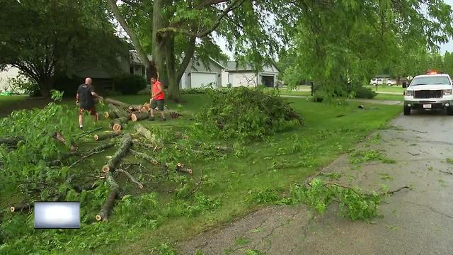 Town of Algoma affected by storm on June 14th